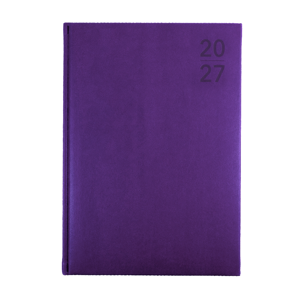 2027 Calendar Year Diary/Planner - 12 Month A4 Day to Page - Hard Cover - Collins Silhouette Range