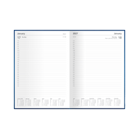 2027 Calendar Year Diary/Planner - 12 Month A4 Day to Page - Hard Cover - Collins Silhouette Range