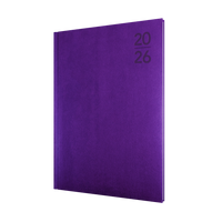 Silhouette Calendar Year 2026 Diary/Planner, Week to View, A4 Padded Cover