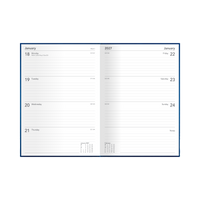 2027 Calendar Year Diary/Planner - 12 Month A4 Week to View - Hard Cover - Collins Silhouette Range