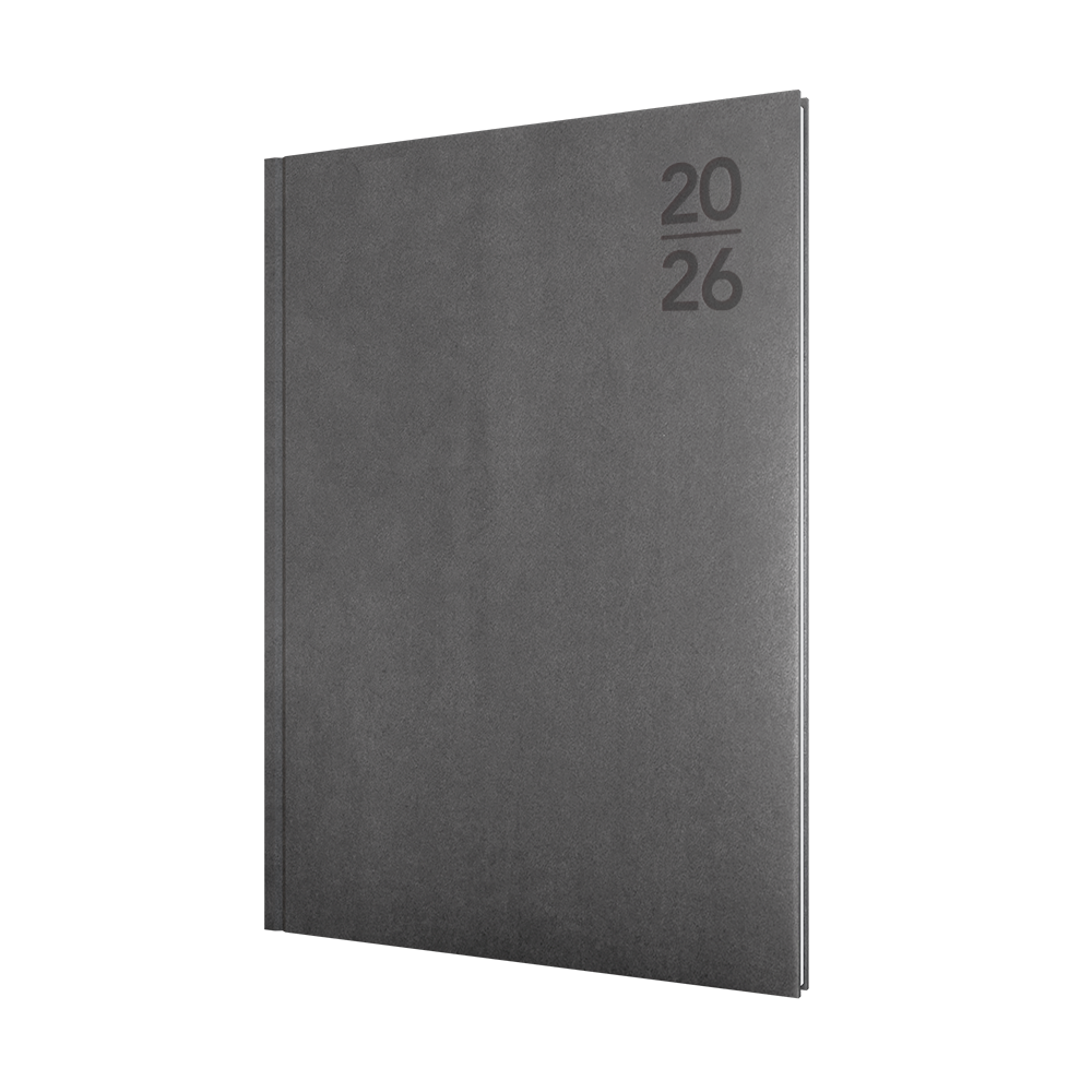 Silhouette Calendar Year 2026 Diary/Planner, Week to View, A4 Hard Cover