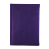 Silhouette Calendar Year 2026 Diary/Planner, Day to Page , A5 Padded Cover
