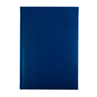 Silhouette 2024 Diary - Week to View, Size A5 Navy / A5 (210 x 148mm)