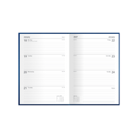 2027 Calendar Year Diary/Planner - 12 Month A5 Week to View - Hard Cover - Collins Silhouette Range