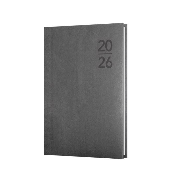 Silhouette Calendar Year 2026 Diary/Planner, Week to View, B7R Padded Cover
