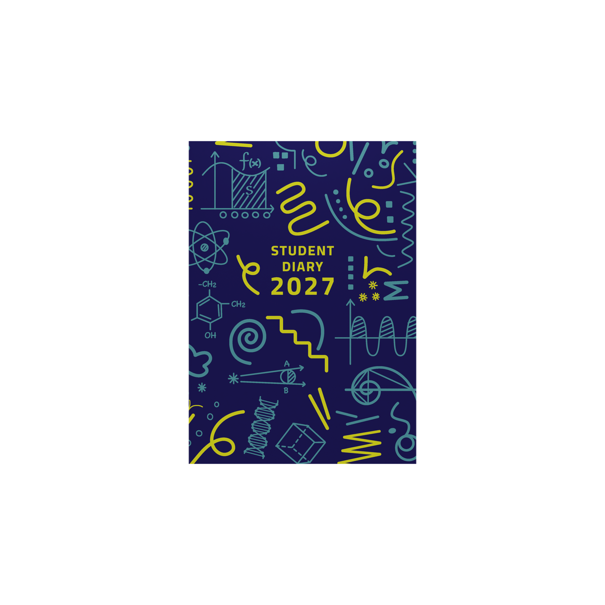 2027 Calendar Year Diary/Planner - 12 Month A5 Week to View - Perfect Bound - Soft Cover - Collins Colplan Student Diary Range