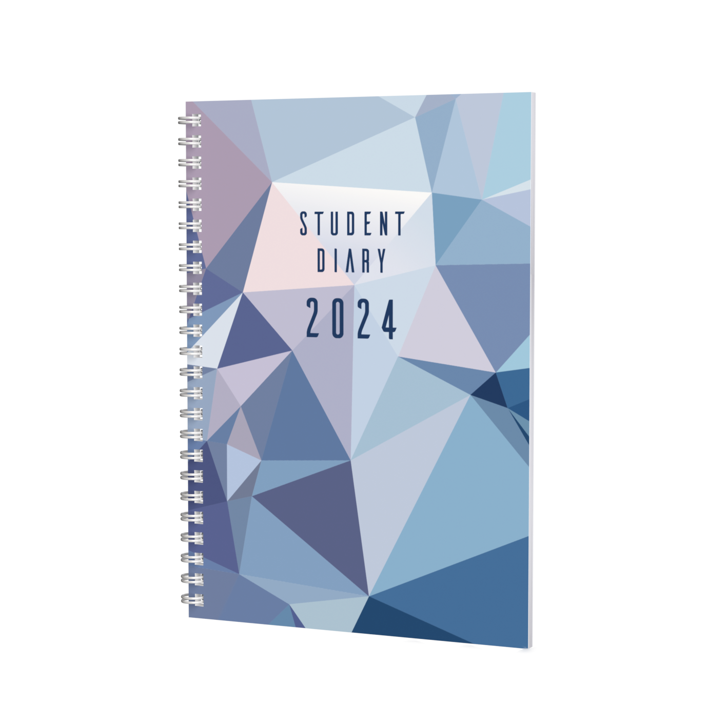 Colplan Student 2024 Diary - Week to View (Spiral Bound), Size A5 Light Blue / A5 (210 x 148mm)