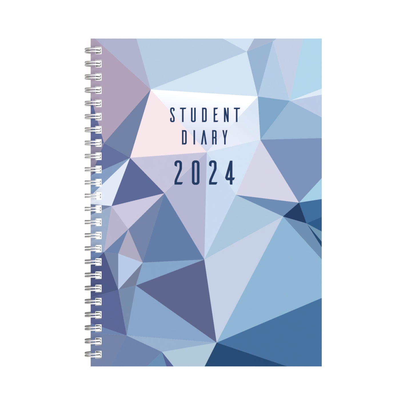 Colplan Student 2024 Diary - Week to View (Spiral Bound), Size A5 Light Blue / A5 (210 x 148mm)