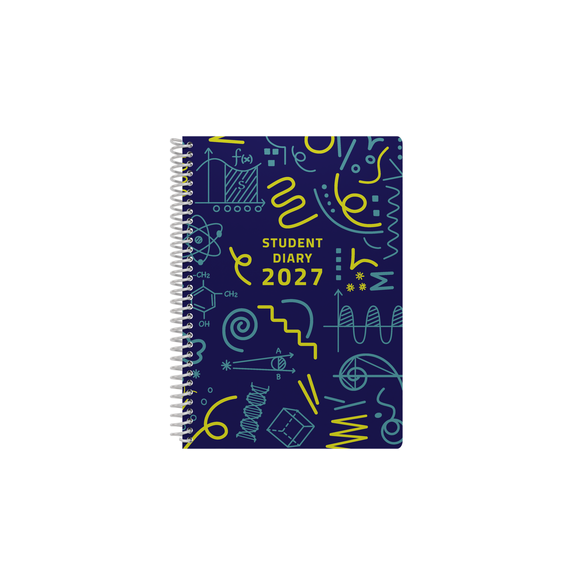 2027 Calendar Year Diary/Planner - 12 Month A5 Week to View - Spiral Bound - Soft Cover - Collins Colplan Student Diary Range