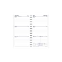 2027 Calendar Year Diary/Planner - 12 Month Slimline Week to View - Refill - Collins Day Planners Range