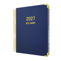 2027 Calendar Year Diary/Planner - 12 Month A4 Day to Page - Hard Cover - Collins Site Diary Range