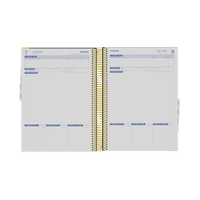 2027 Calendar Year Diary/Planner - 12 Month A4 Day to Page - Hard Cover - Collins Site Diary Range