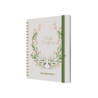 Smart Women Society Calendar Year 2026 Diary/Planner, Week to View, B5 Wiro Bound - Green