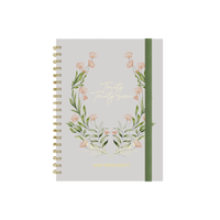 2027 Calendar Year Diary/Planner - 12 Month B5 Week to View - Wiro Bound in Beige - Collins Smart Women Society Range