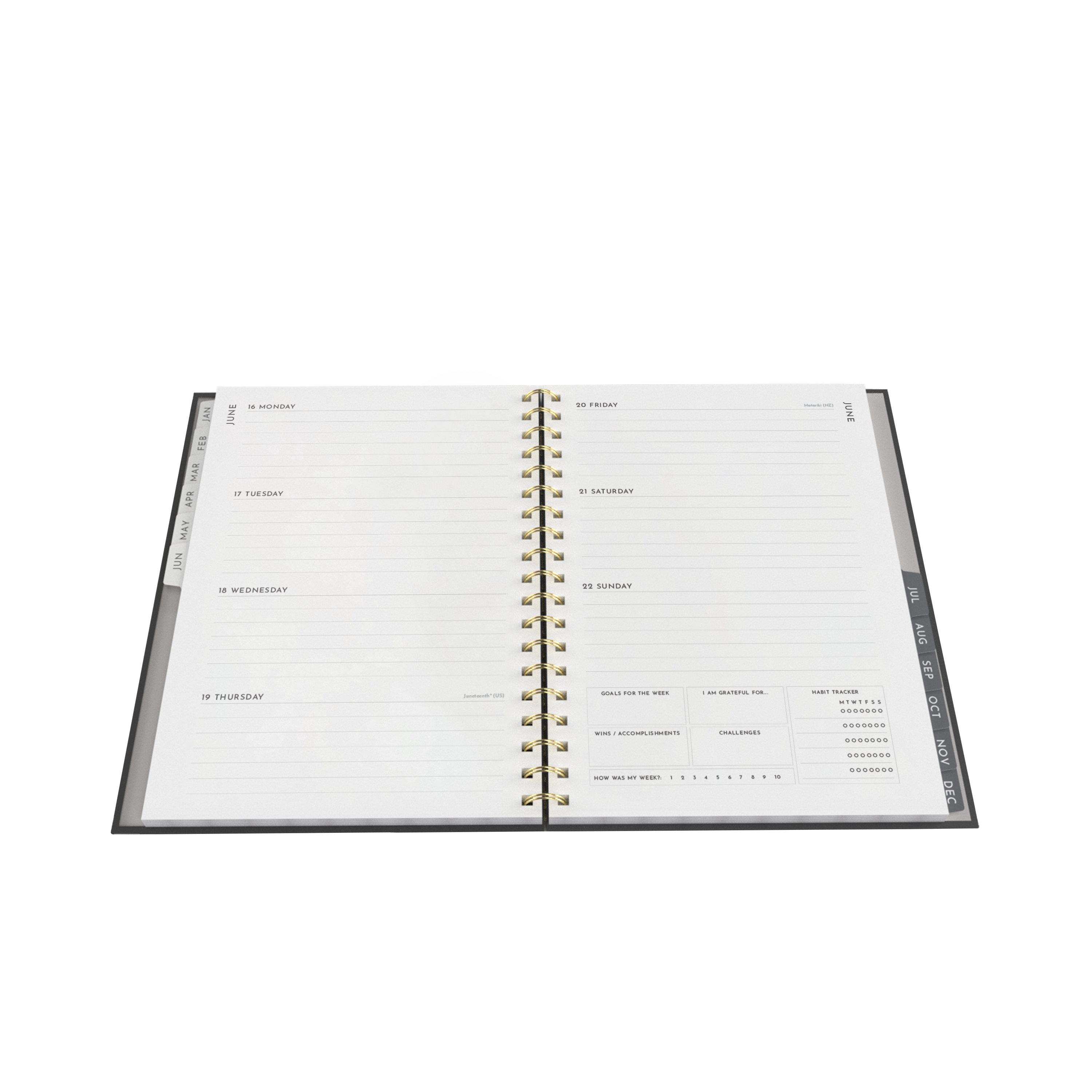 Smart Women Society - B5 Week-to-View - 2025 Calendar Year Diary/Planner
