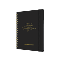 2027 Calendar Year Diary/Planner - 12 Month B5 Week to View - Wiro Bound in Charcoal - Collins Smart Women Society Range