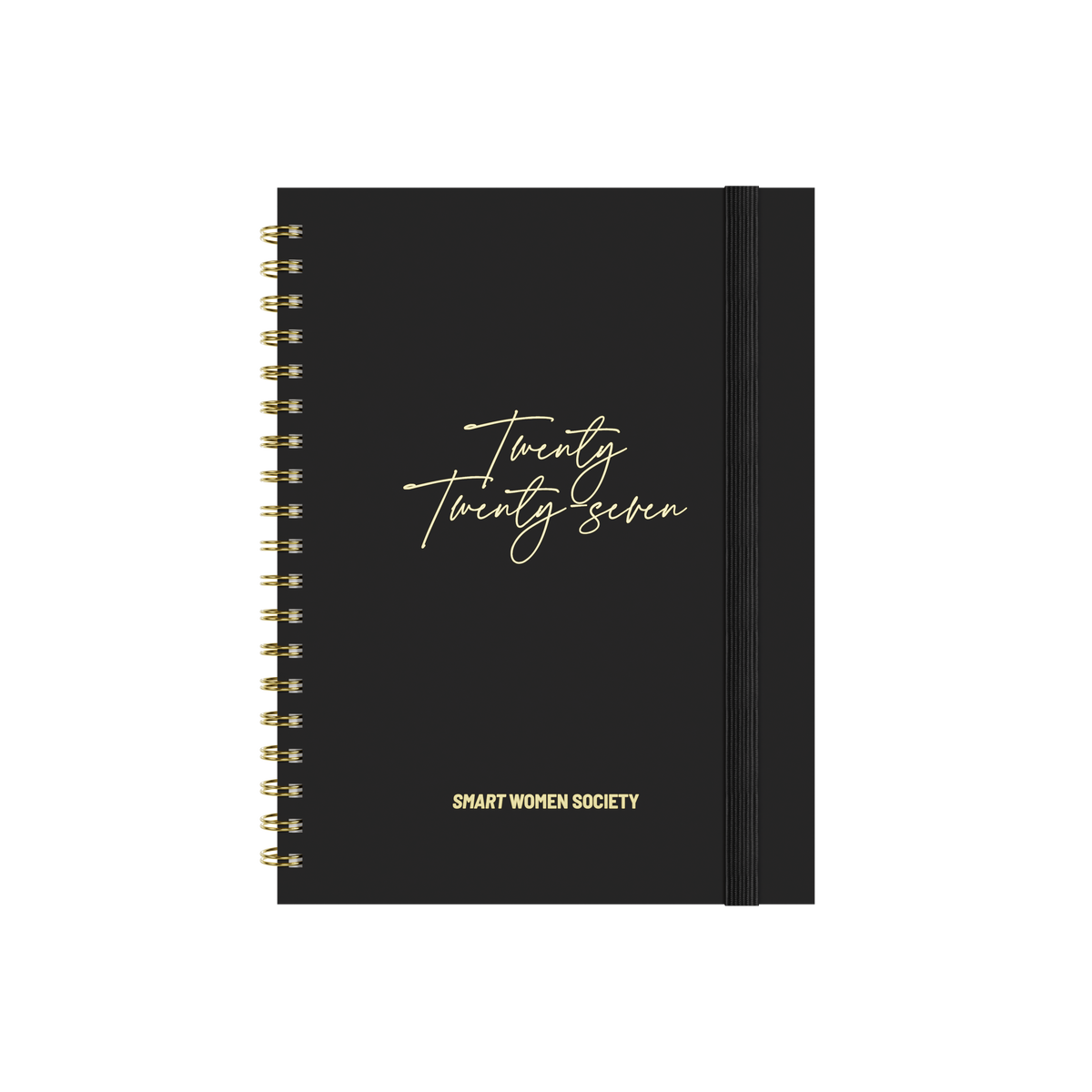 2027 Calendar Year Diary/Planner - 12 Month B5 Week to View - Wiro Bound in Charcoal - Collins Smart Women Society Range