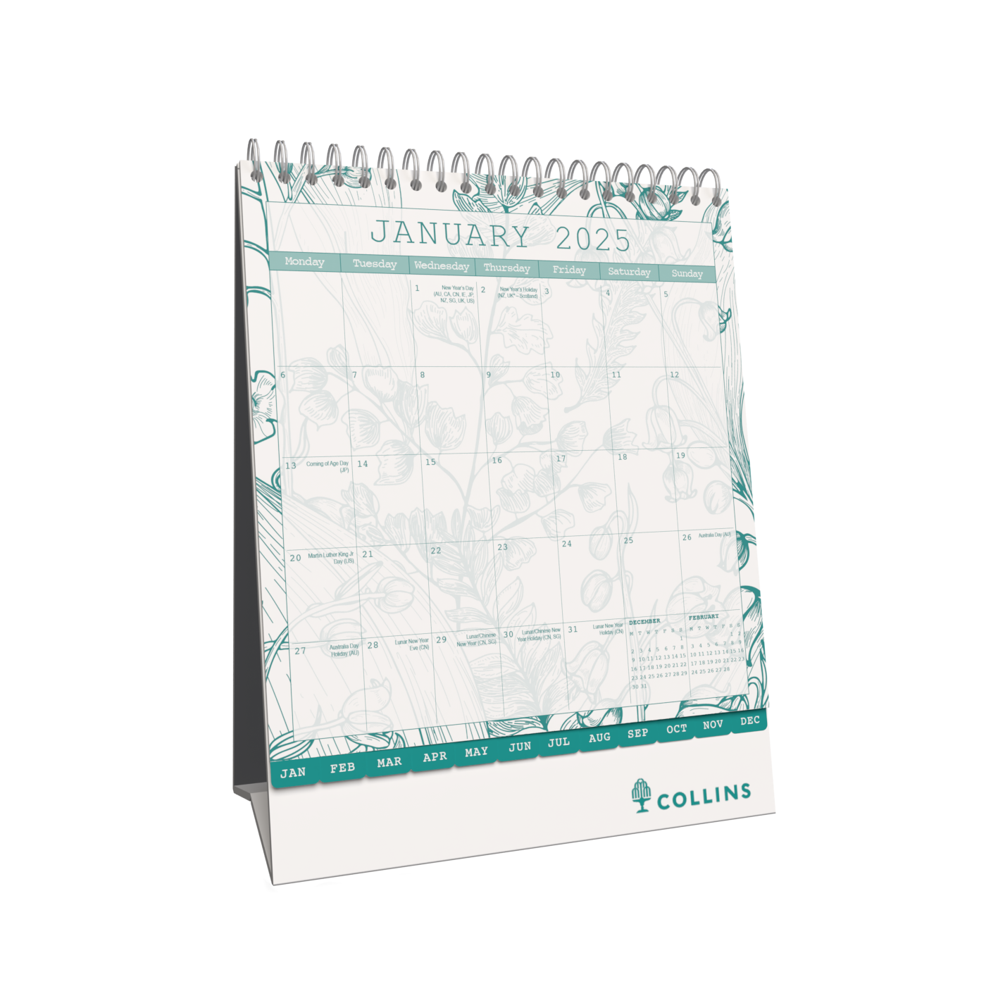 Tara Desktop Calendar 2025 - Month to View