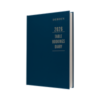 Restaurant /Table Bookings Diary  Calendar Year 2026 Diary/Planner, 2 pages to a day, A4 Hard Cover