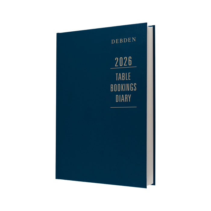 Restaurant /Table Bookings Diary  Calendar Year 2026 Diary/Planner, 2 pages to a day, A4 Hard Cover