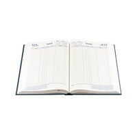 Restaurant /Table Bookings Diary  Calendar Year 2026 Diary/Planner, 2 pages to a day, A4 Hard Cover