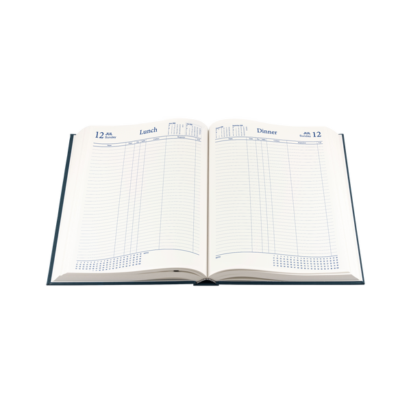 Collins Restaurant /Table Bookings Diary  Calendar Year 2026 Diary/Planner, 2 pages to a day, A4 Hard Cover