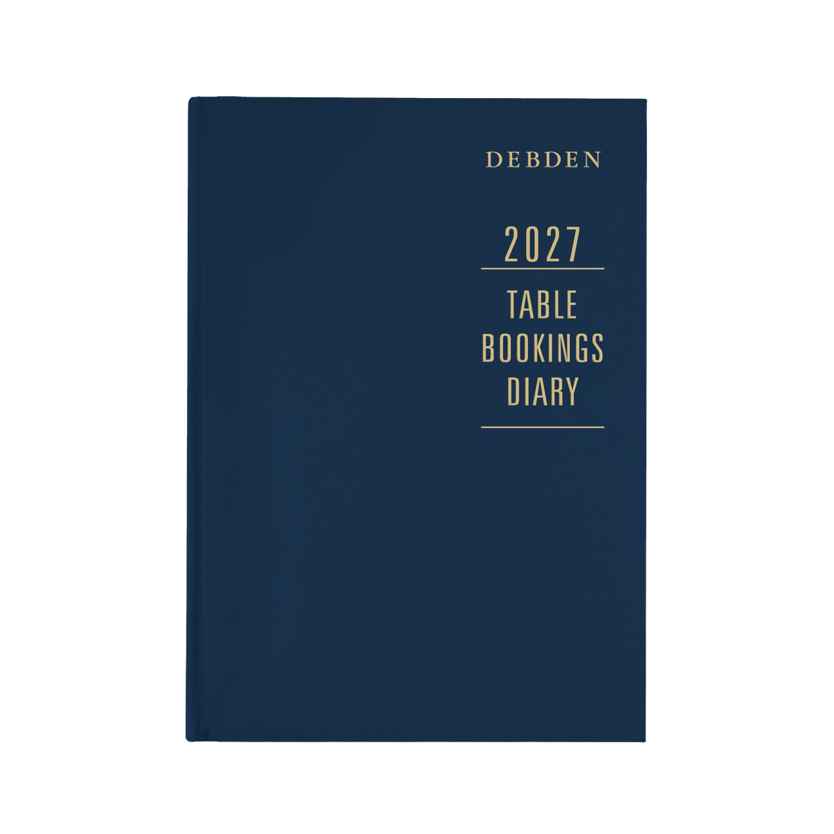 2027 Calendar Year Diary/Planner - 12 Month A4 2 Days to a Page - Hard Cover - Collins Restaurant /Table Bookings Diary Range