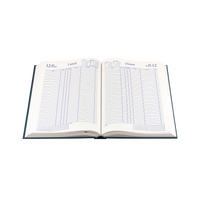 2027 Calendar Year Diary/Planner - 12 Month A4 2 Days to a Page - Hard Cover - Collins Restaurant /Table Bookings Diary Range