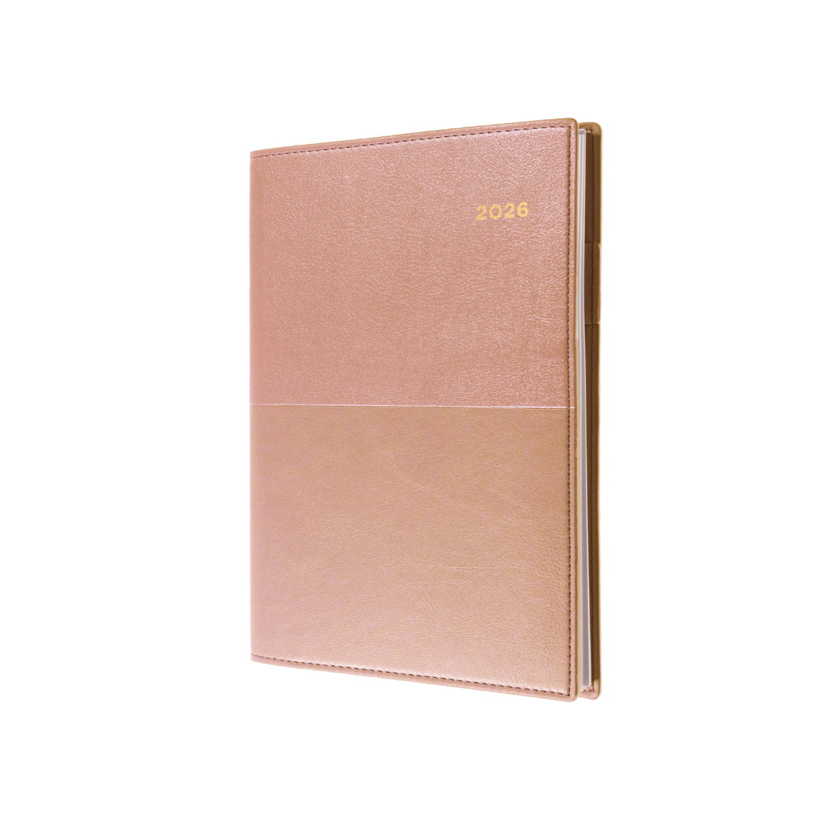 Vanessa Calendar Year 2026 Diary/Planner, Week to View, A5 PU Soft Cover