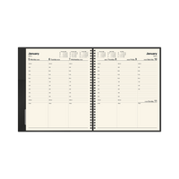 Vanessa Calendar Year 2026 Diary/Planner, Week to View, Quatro PU Soft Cover