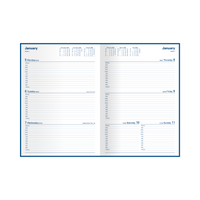 Kingsgrove Calendar Year 2026 Diary/Planner, Week to View, A4 Hard Cover
