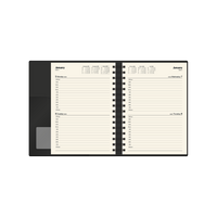 Vanessa Calendar Year 2026 Diary/Planner, 2 Days to a Page, A5 PU Soft Cover