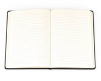 Notebook A5 - Ruled - Hard Cover (Recycled) in Black - Collins Bold Mono Range