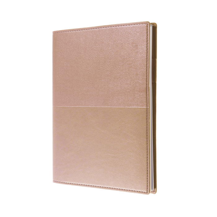 Collins Vanessa - A5 Ruled Notebook - Rose Gold