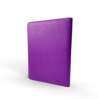 Intentus Organiser A4 PU Leather-Like Folder with Ruled Refill Pad - Royal Mess Purple