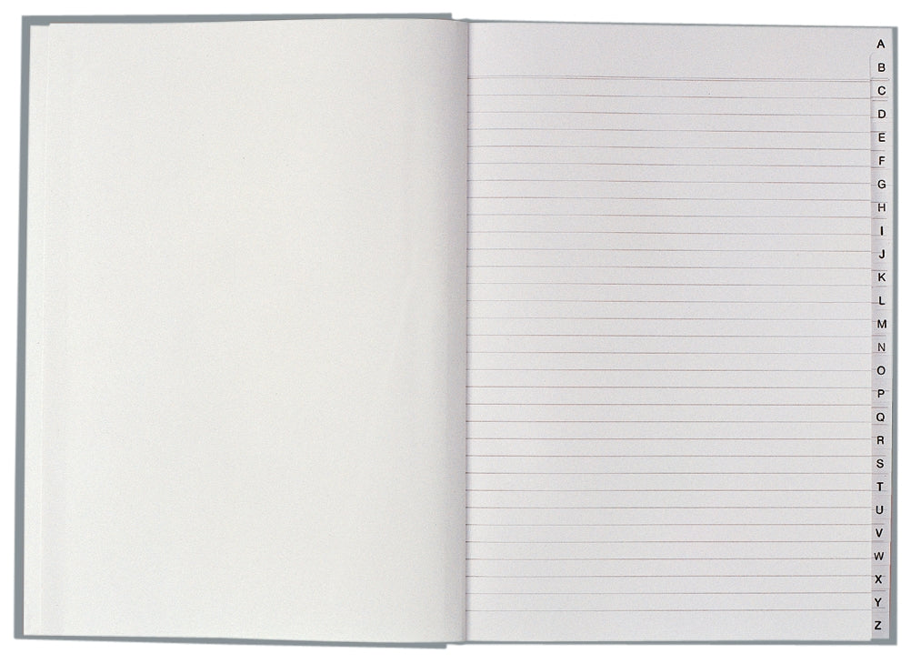 Collins Soft Cover A-Z Notebook - 120 Page, Size Quarto