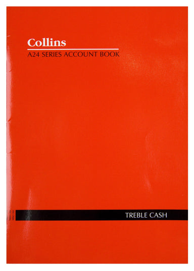 Account Book Series 'A24' 3 Money Column (Treble Cash) - Collins Debden