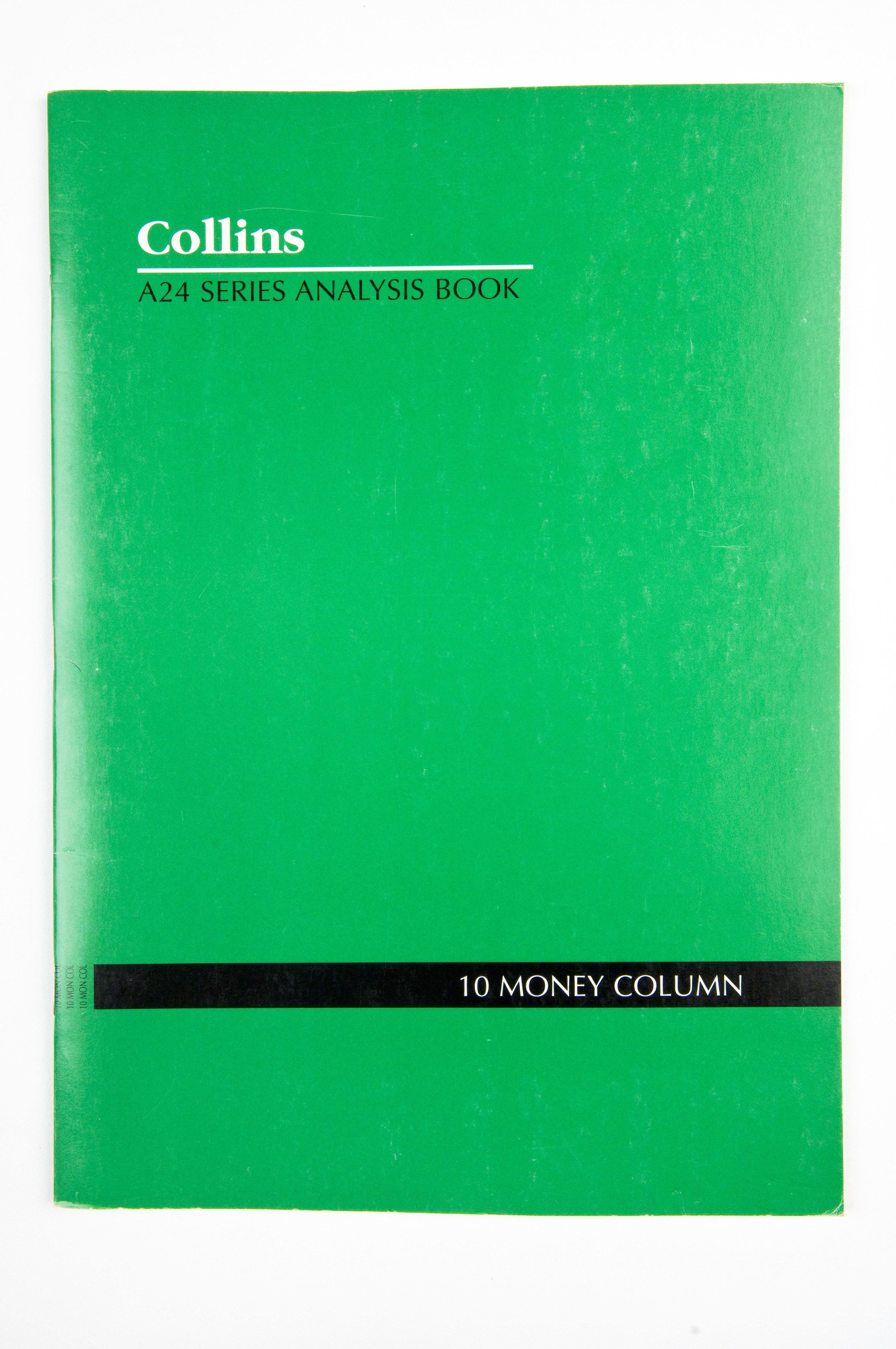 Analysis Book Series ''A24"10 Money Column - Collins Debden