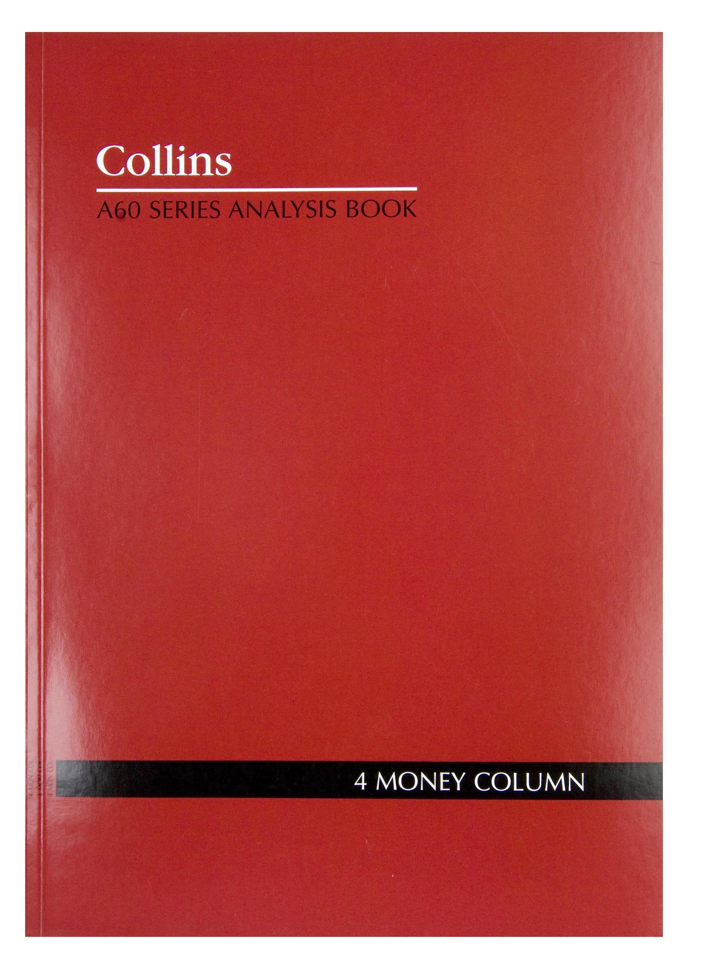Money Column Collins Account Book A60 Series - 4 Money Column — Collins Debden
