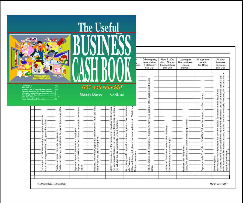 Useful Cashbook for Small Business - Collins Debden