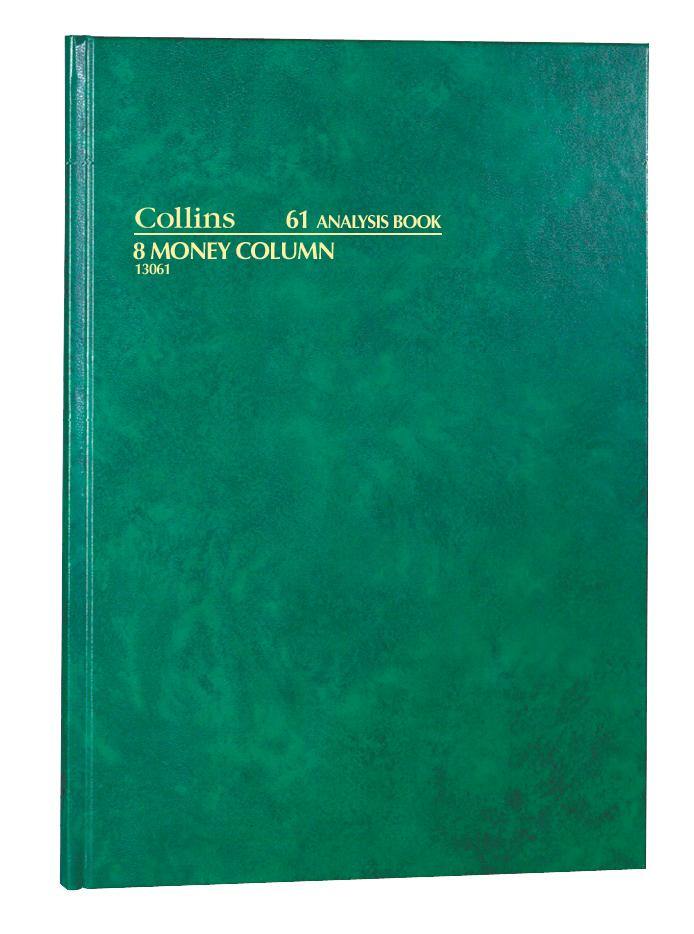 Analysis Book '61' Series  8 Money Column - Collins Debden