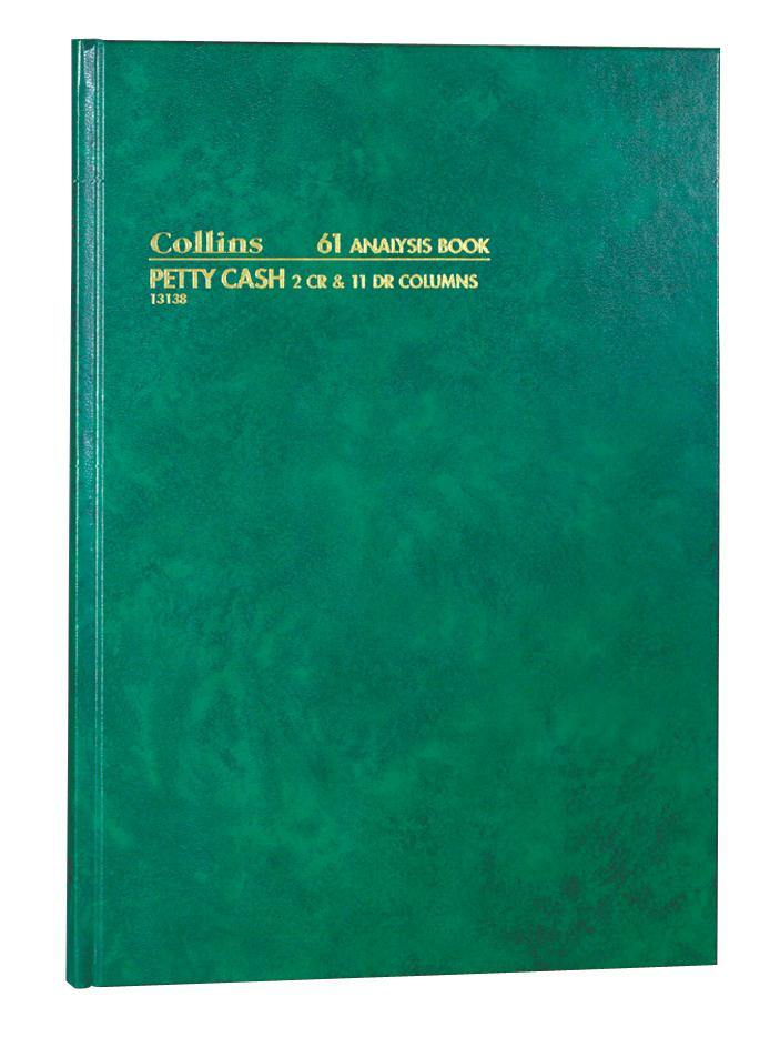 Analysis Book '61' Series Petty Cash - Collins Debden