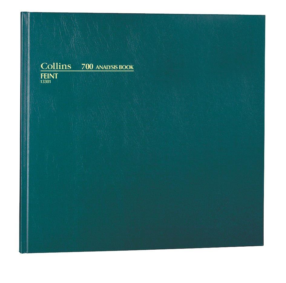 Analysis Book '700' Series A3 Feint Ruled - Collins Debden