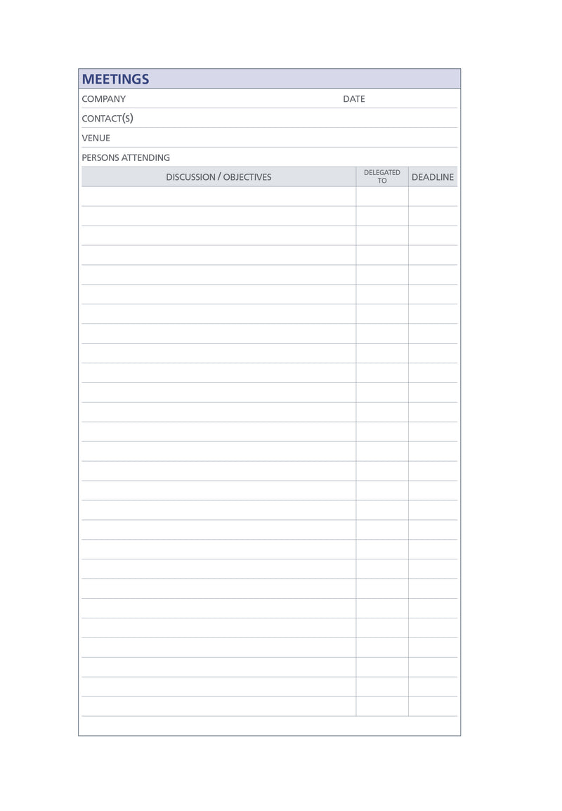 Collins Compendium Refill - Writing Pad