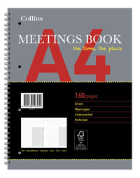A4 Meetings Book - Collins Debden