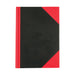 Red & Black Hardcover Notebook - 128 x 180mm Default Title