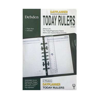 DayPlanner - Desk Size Today Ruler (2 Pack) Default Title