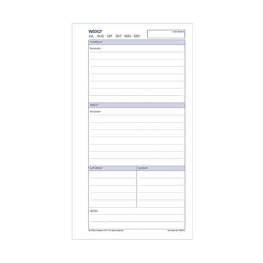 DayPlanner - Personal Size Weekly Non-Dated Default Title