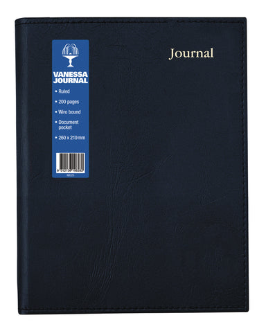 Vanessa A4 Short lined Journal Default Title