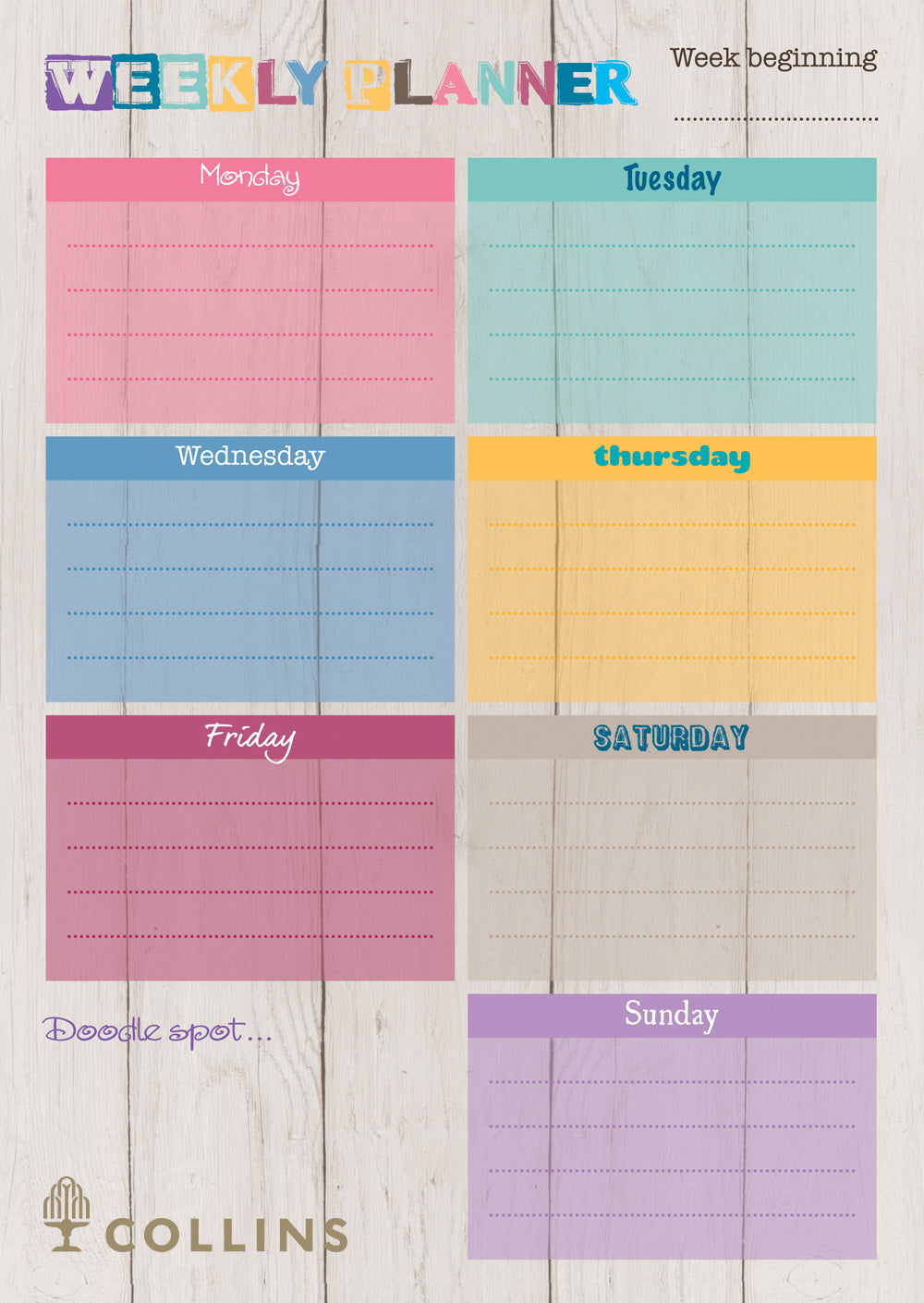 Collins Writing Pads-A4 Default Title